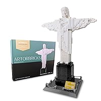 Architectural Christ The Redeemer Large Collection Building Set Model Kit and Gift for Adults (973 Pieces)