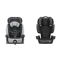 Evenflo Chase Harnessed Booster, Jameson & GoTime LX Booster Car Seat (Chardon Black)