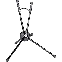 K&M König & Meyer Saxxy Saxophone In-Bell Tripod 3 Leg Stand 14340.000.55 | Professional Grade for all Musicians | Lightweight Ultra-Compact | Stable Secure Eb Alto Base | Made in Germany Black