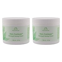 Firm Contours, Body Firming & Toning and Cellulite Cream with Algae Serum, 2-4oz Jars