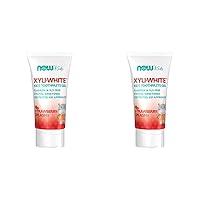 NOW Solutions, Xyliwhite™ Toothpaste Gel for Kids, Strawberry Splash Flavor, Kid Approved! 3-Ounce, Packaging May Vary (Pack of 2)