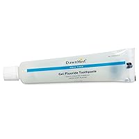 Dukal-GTP4685 Dawn Mist Gel Fluoride Toothpaste, 2.75 oz. Tube, Clear (Pack of 144)