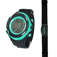 HRM with Pedometer- Heart Rate Monitor & Chest Strap 2&Pack of 5 Batteries &Screwdriver
