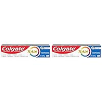 Colgate Total Whitening Travel Toothpaste, Mint Toothpaste for Travel, Carry-On Size Toothpaste, 1.4 Oz Tube (Pack of 2)