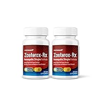 Zosterox-RX 60 Tablets X 2 Bottle - Helps Against Outbreaks & Cold Sores with No Side Effects - Helps to Quickly Ease & Reduce Symptoms of Cold Sore, & Fever Blisters (120 Count)