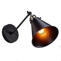 MAMEI Vintage Style Simplicity Orb Color Wall Swing Arm Lamp