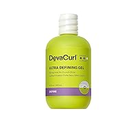 DevaCurl Ultra Defining Gel Strong Hold No-Crunch Styler | Non-Flaking Formula | Non-Sticky
