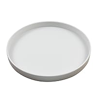 Reptile Food Bowl OMEM Water Dish,Feeding Dish, Birds Bowl (S, White)