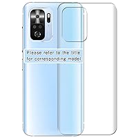 2-Pack Back Protector Film, compatible with xDuoo NANO-D3 TPU Guard Sticker Skin [ Not Front Tempered Glass Screen Protectors ]