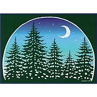 Forest in Moonlight – Window Sticker/Decal (6.75