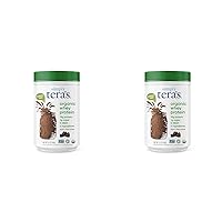 Simply tera's Organic whey Protein Powder, Dark Chocolate Flavor (Pack of 2)