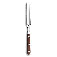 Victorinox Grand Maitre Carving Fork - Stainless Steel Carving Fork for Kitchen Essentials - Premium Meat Carving Fork with Ergonomic Handle - Wood Handle, 6