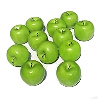 Artificial Green Apples Box of 12