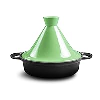 Enamel Casserole, Pot Cast Iron Non-stick Pan Oven Soup Cooker Induction Universal (Size : Gray)