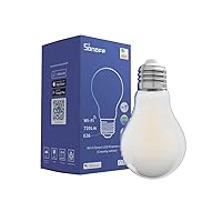 B02-F-A19 Wi-Fi Smart LED Bulb,2700K - 5000K Brightness Adjustable Color Temperature, APP Remote Control, Can Work with Alexa and Google Assistant