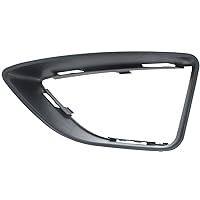 Evan Fischer Front Left Side Fog Light Trim Compatible with 2010-2012 Ford Fusion Textured Black FO1038121