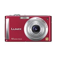 Panasonic Lumix DMC-FS5R 10.1MP Digital Camera with 4x Wide Angle MEGA Optical Image Stabilized Zoom (Red)