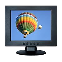 10'' inch Display 1024x768 4:3 Fullview IPS LCD Screen PC Monitor, Industrial Medical Equipment, Portable USB Port Pluggable U-disk Video Player with Built-in Speaker HDMI-in BNC VGA W100PN-532