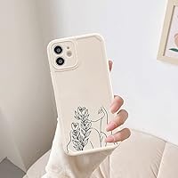 Abstract Line Face Phone Case for iPhone 11 12 Pro Max X 7 8 Plus XR XS Max Soft Silicone Back Cover,GH1,for iPhone 11Pro MAX