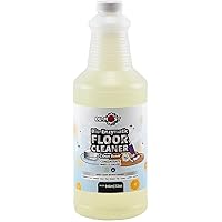 Enzymatic Floor Cleaner Concentrate (1 Oz Makes 1 Gal), No, Streak, No Rinsing, Kids & Pets Safe, Hard Surface Floors, Citrus Scent, 32 Fl Oz
