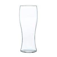 Toyo Sasaki Glass B-21141CS-JAN-P Beer Glass, Thin Ice, 13.4 fl oz (395 ml), Made in Japan, Shatter-Resistant, Set of 60 (Sold by Case), Dishwasher Safe