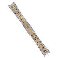 Ewatchparts 20MM 14K GOLD TWO TONE OYSTER WATCH BAND FOR ROLEX DAYTONA 116505 116508 116515