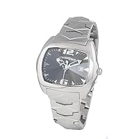 Mens Analogue Quartz Watch with Stainless Steel Strap CT2188L-02M, Silver, Strap