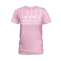 Mother Love Shirt,|La Vie drôle est Pleine de choix importants Cadeau de Golf Pour des golfeurs T-Shirt Essentiel|,Mom Light Pink 2XL