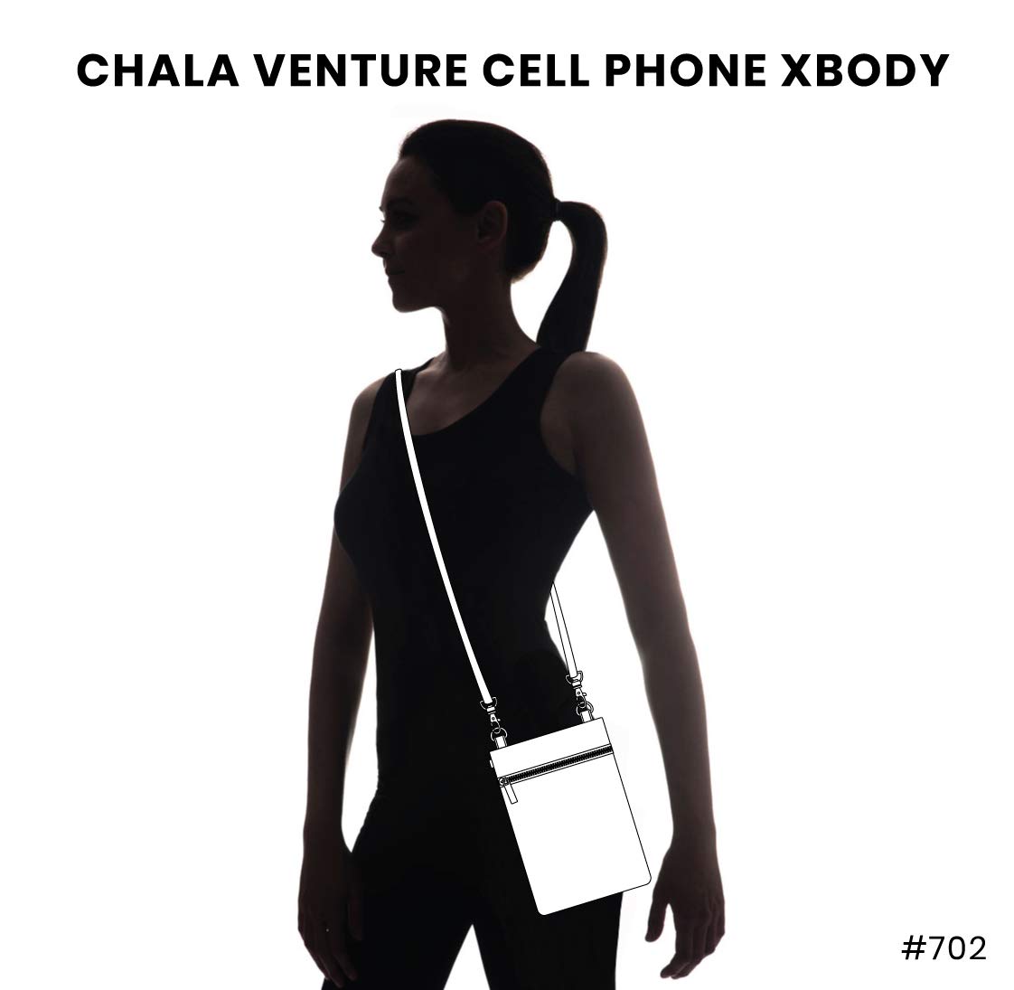 Chala CRISS Cellphone Xbody: RFID - Bird - Berry