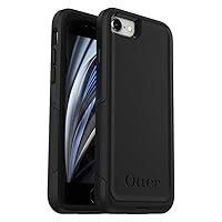 OtterBox iPhone SE 3rd & 2nd Gen, iPhone 8 & iPhone 7 (not compatible with Plus sized models) Commuter Series Case - BLACK, slim & tough, pocket-friendly, with port protection