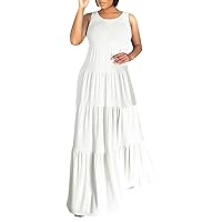 Women's Sexy Colorful Striped Bodycon Maxi Dress Backless Summer Evening Party Dresses(White,Small)