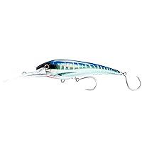 Nomad Design DTX Minnow with Patented Autotune System - Distressed Baitfish Swimming Action, Hydrospeed Belly Eyelet for Faster Trolling, BKK Viper