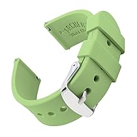 Archer Watch Straps - Silicone Quick Release Soft Rubber Replacement Watch Bands - Multiple Colors