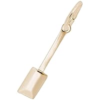 Rembrandt Charms Spatula Charm, 10K Yellow Gold