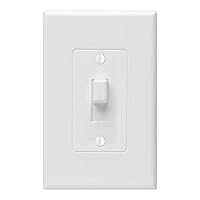 Taymac 2670W Revive Device Wall Plates 1-Gang Masque Decorator Cover, White