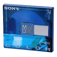 SONY ~ Blank Minidisc ~ 74 Minutes - MDW-74AL (Sapphire Blue)