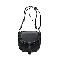 Women Retro Crossbody Handbag Saddle Tassel Satchel Purses Shoulder Bag