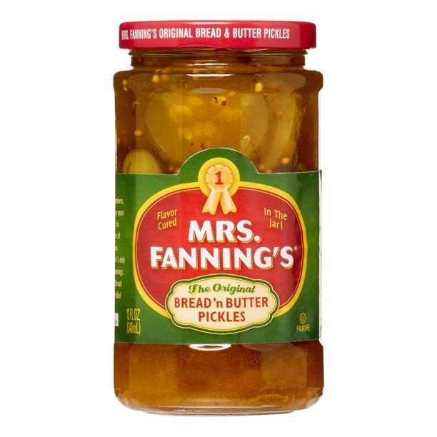 Mrs. Fanning's Bread and Butter Pickles 12 oz (Pack of 4)