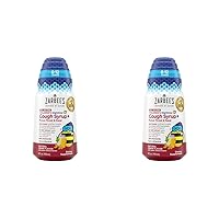 Zarbee's Kids All-in-One Nighttime Cough for Children 6-12 with Dark Honey, Turmeric, B-Vitamins & Zinc, 1 Pediatrician Recommended, Drug & Alcohol-Free, Grape Flavor, 4FL Oz (Pack of 2)