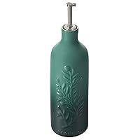 Le Creuset Olive Branch Collection Stoneware Embossed Oil Cruet, 9