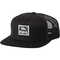 RVCA Boys' Adjustable Curved Brim Trucker Hat