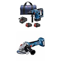 18V 1-1/4 SDS-plus Rotary Hammer w/ (2) 8.0 Ah CORE Performance Batteries w/FREE Angle Grinder and FREE 4.0 Ah CORE Performance Battery