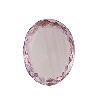GEMHUB 12 CT. Oval Cut Natural Genuine Amethyst Gemstone for Pendant-Gemstone for Jewelry