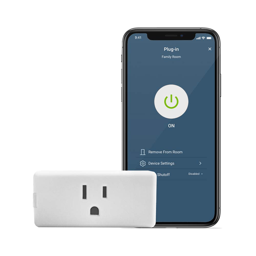 Leviton Decora Smart Plug, Wi-Fi 2nd Gen, Works with Matter, My Leviton, Alexa, Google Assistant, Apple Home/Siri & Wire-Free Anywhere Companions for Switched Outlet, D215P-2RW, White