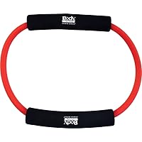 Body Sport BDS150HVY Heavy Resistance Loop Tubing with Foam Pads, Red