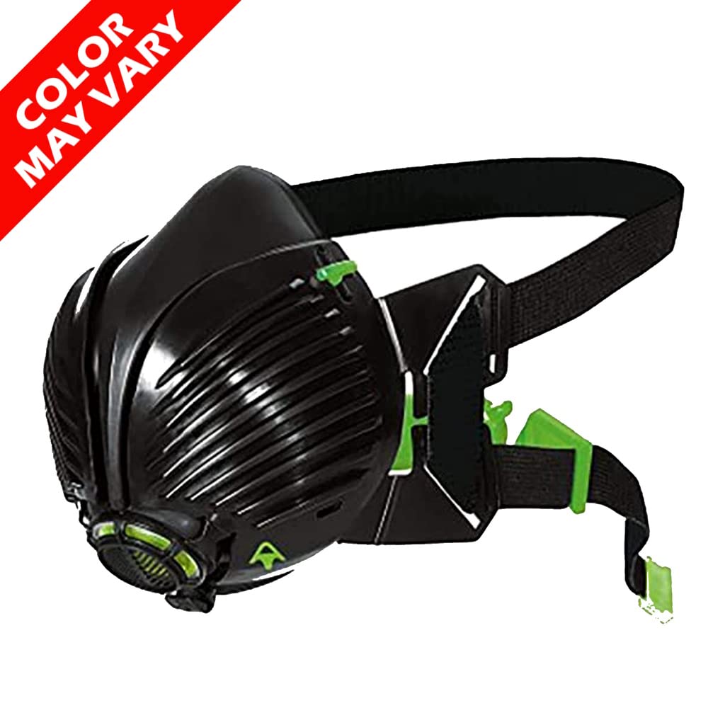 Trend Air Stealth Dust Mask, Half Mask with Replaceable Twin HEPAC Filters for Woodworking, Building & Construction Work