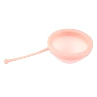 Hawwwy Reusable Menstrual Disc Pink Rose - Menstrual Period Disc Cup Applicator - Softdiscs Menstrual Disc - Silicone Material Menstrual Cup Ring - Easy Insert & Remove Period Cups Reusable