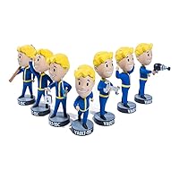 Fallout Vault Boy 76 Bobbleheads Vault-Tec Complete Series 1 - Endurance, Perception, Energy Weapon, Melee Weapon, Strength, Lock Pick and Repair