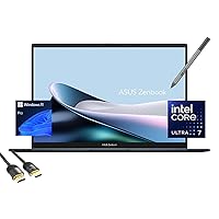 ASUS Zenbook Laptop, 14” 3K 120Hz OLED Touch Display, Core Ultra 7-155H, Arc Graphics, 32GB DDR5, 1TB PCIe SSD, Digital Pen, WiFi 6E, Backlit KB, TB 4, USB-C, PDG HDMI Cable, Win 11 Pro