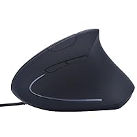 Wired Computer Mice Optical Vertical Mouse 3200DPI Gaming Mouse for PC Laptop MAC (Black)
